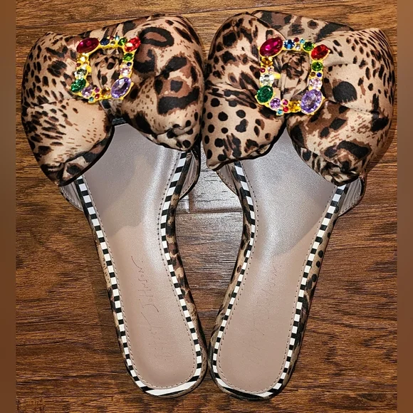 Betsey Johnson Nakia leopard print sandal - Picture 2 of 2